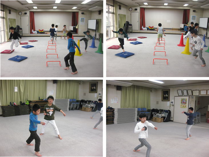 落合空手教室 小学生前半クラス2019-2-21