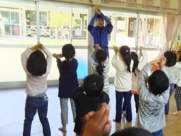 にんじゃ修行あそび 保育園①