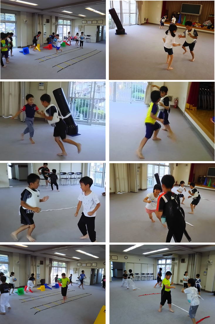深川空手教室 稽古の様子