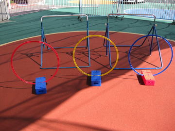 認定こども園 体操教室 鉄棒