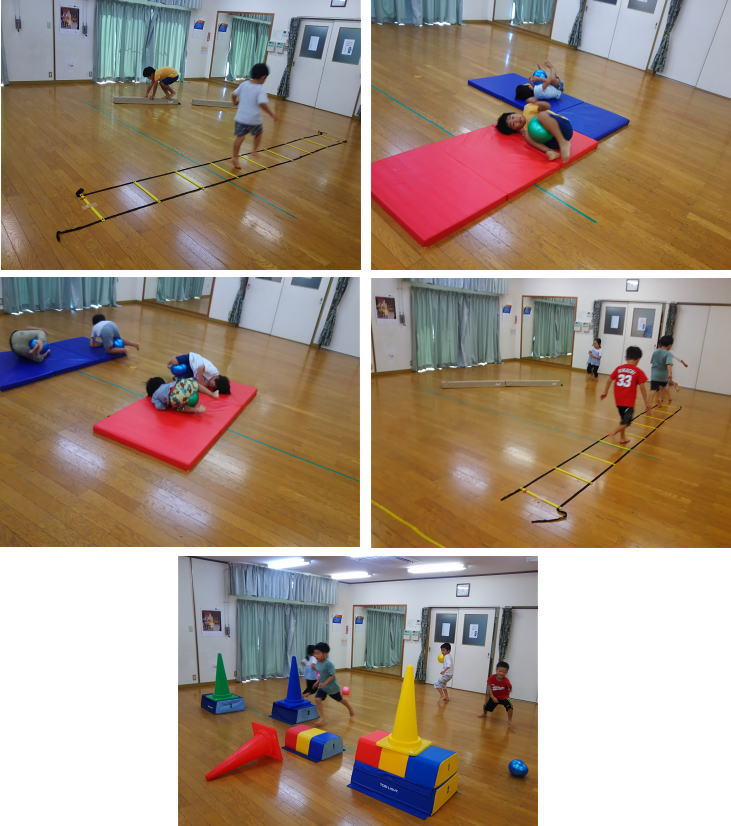 にんじゃ 運動遊び 安佐北区 活動の様子