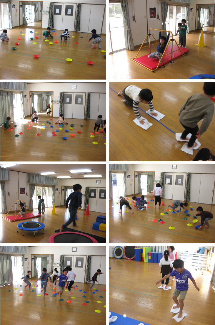 12月 にんじゃとも影の運動遊び教室 活動の様子