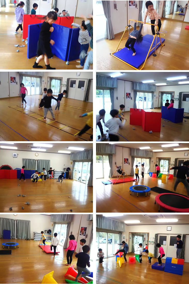 にんじゃとも影の運動遊び教室 2月活動の様子