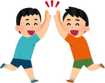 運動あそび 体操教室 タッチ遊び