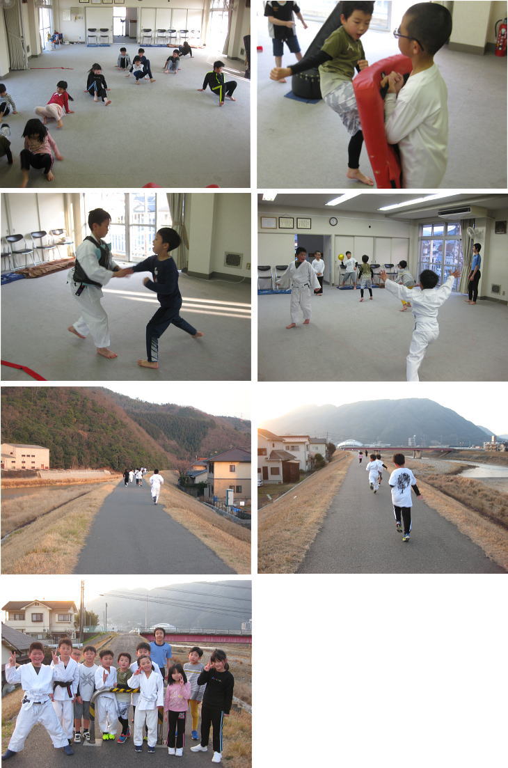 深川空手教室 稽古の様子