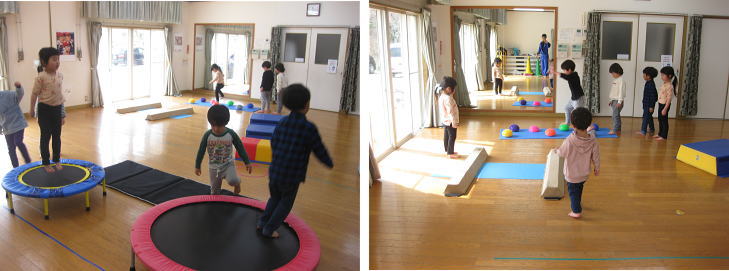 3月 にんじゃあそび教室 なわ遊び 活動の様子