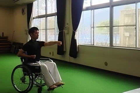 車いす空手 広島 子ども運動空手教室
