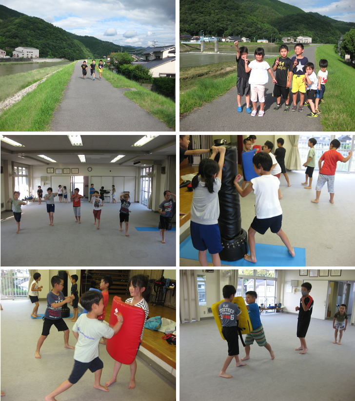 深川空手教室 稽古の様子