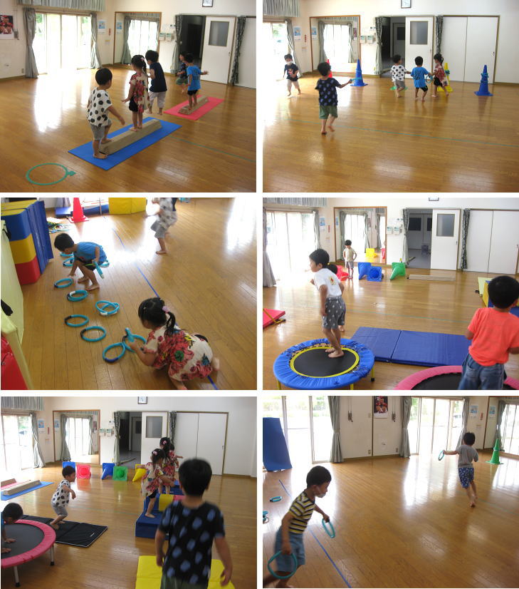 にんじゃとも影運動あそび教室 7月　幼児クラス