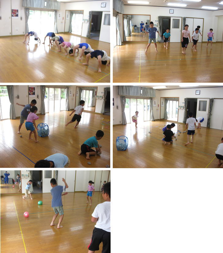 小学生クラス にんじゃ 運動遊び教室 7月