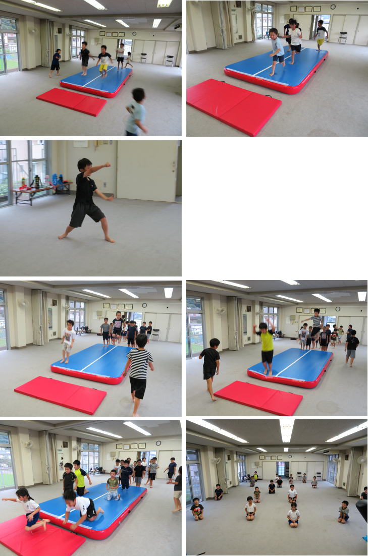 深川空手教室 稽古の様子
