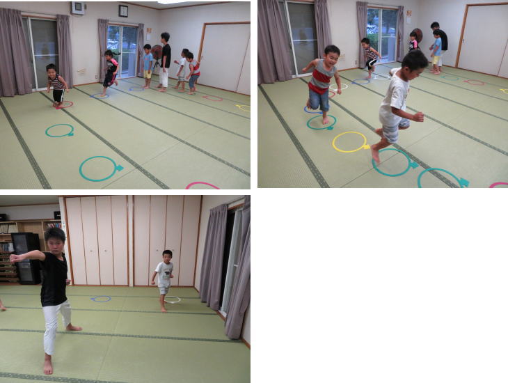 矢口が丘空手教室 稽古の様子