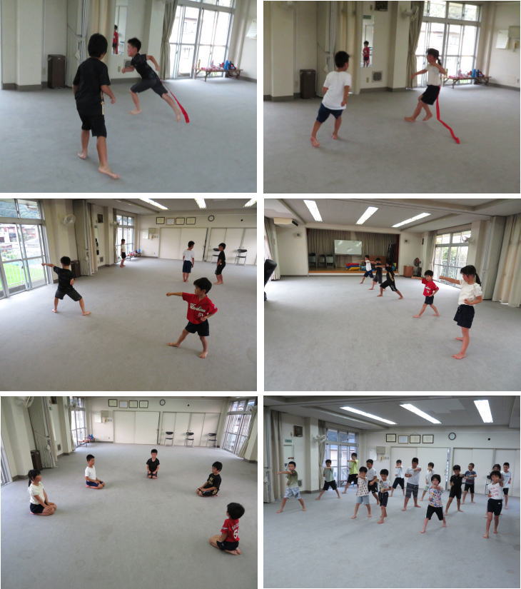 深川空手教室 稽古の様子