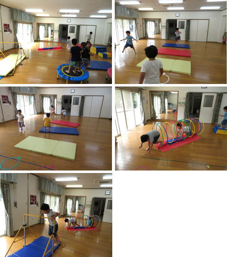 広島市安佐北区 矢口が丘 にんじゃ 運動遊び教室 幼児