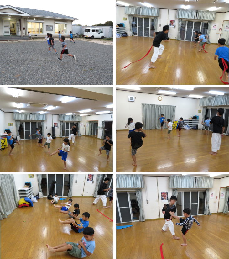 安佐北区矢口が丘 こども 空手 練習