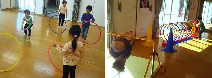 安佐北区 矢口が丘 口田 にんじゃ 運動遊び 教室 幼児