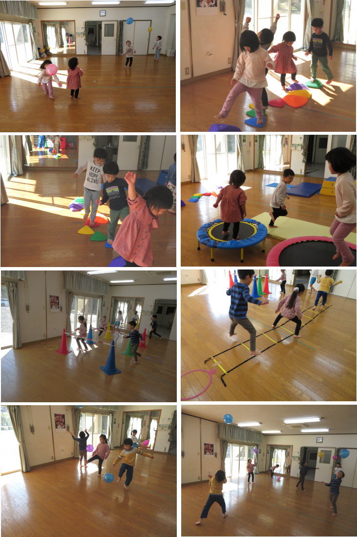 矢口が丘 幼児クラス にんじゃ遊び