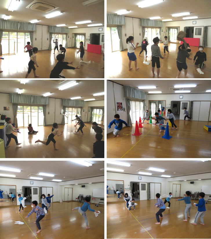 安佐北区 矢口が丘 口田 にんじゃ 遊び