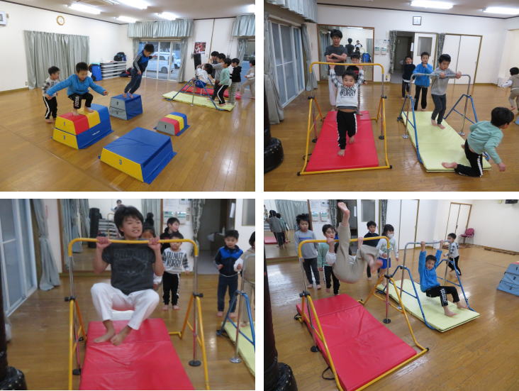 安佐北区 矢口が丘 口田 鉄棒 とび箱 トレーニング