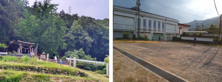 空手 外稽古 白木町 中三田