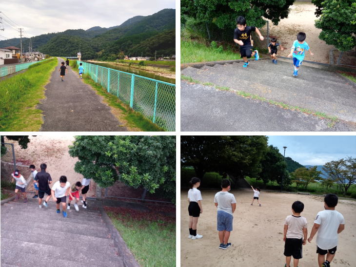 空手教室 公園 稽古