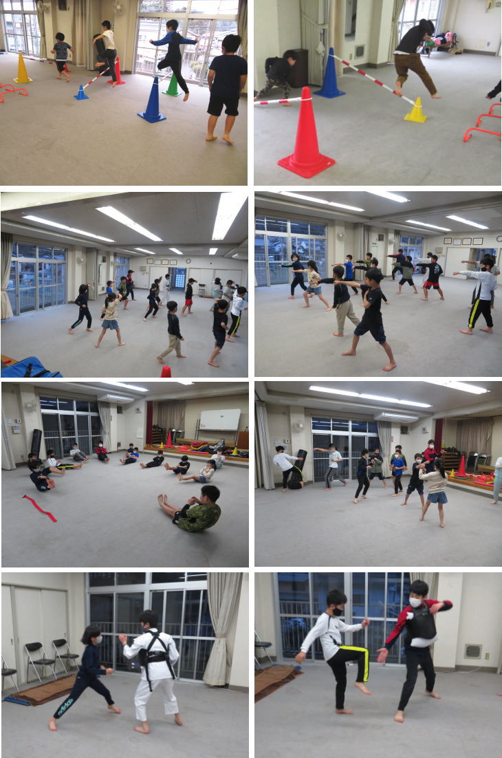 トレーニングと空手の稽古