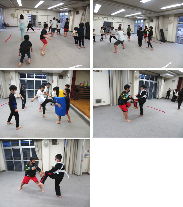 ミット打ち 組手