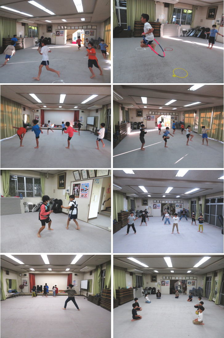 落合学区 空手 小学生