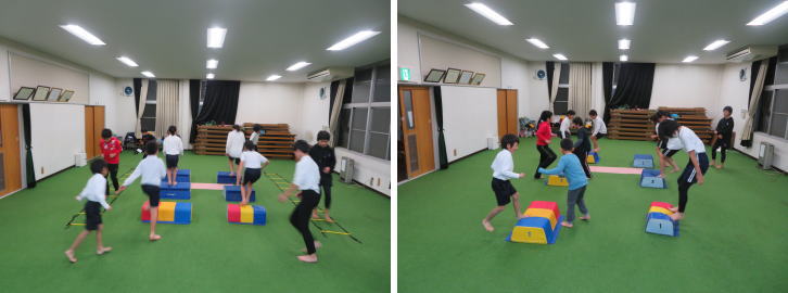 跳び箱 ラダー ステップトレーニング