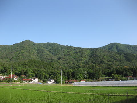 三田空手教室 山の風景