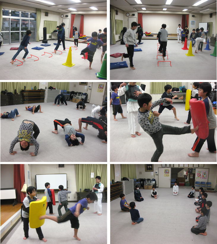 落合空手教室 小学生後半クラス2019-2-21