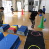 にんじゃとも影の運動遊び教室 幼児クラス とび箱ジャンプ