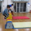 とび箱 ジャンプ 安定着地