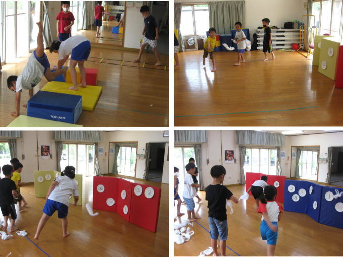 7月 にんじゃとも影の運動遊び教室 活動の様子