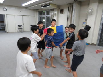 広島 安佐北区 深川 空手教室 小学生クラス お手伝い