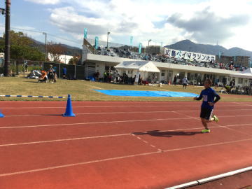 坂町 ベイマラソン大会の様子